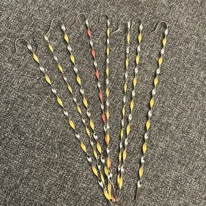 Vintage aluminum icicle ornaments